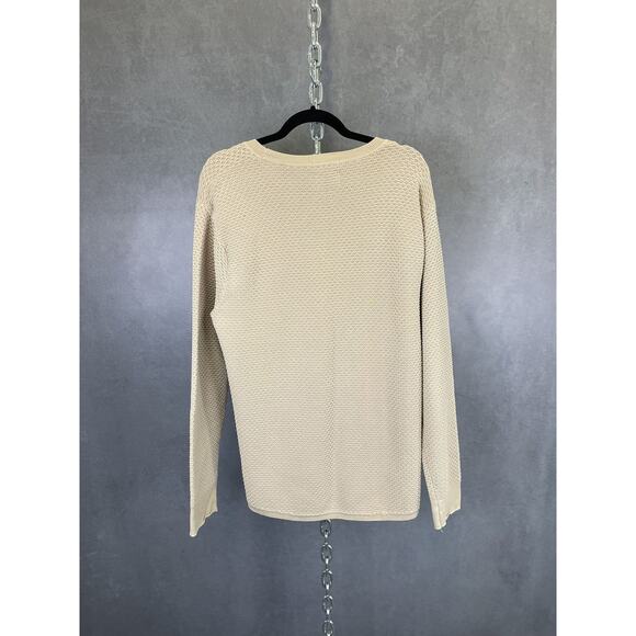 Scotch and soda Aloha London Cotton textured sweater beige XL - Picture 6 of 7